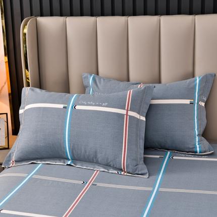 91家纺网 家纺一手货源 找家纺 润淳 2025加厚磨毛单品系列全棉磨毛单枕套润天格