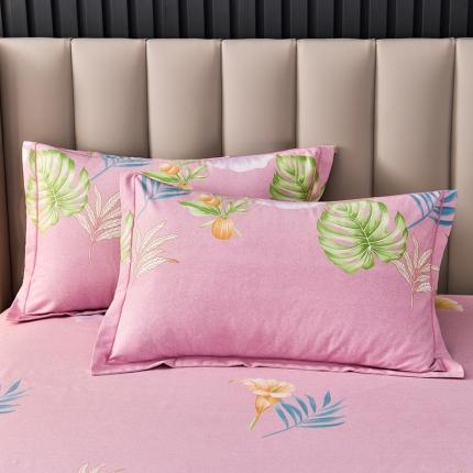 91家纺网 家纺一手货源 找家纺 润淳 2025加厚磨毛单品系列全棉磨毛单枕套温暖如初雪