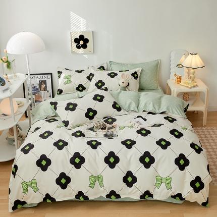 91家纺网 家纺一手货源 找家纺 （总）世爵 2023新款加厚磨毛印花四件套