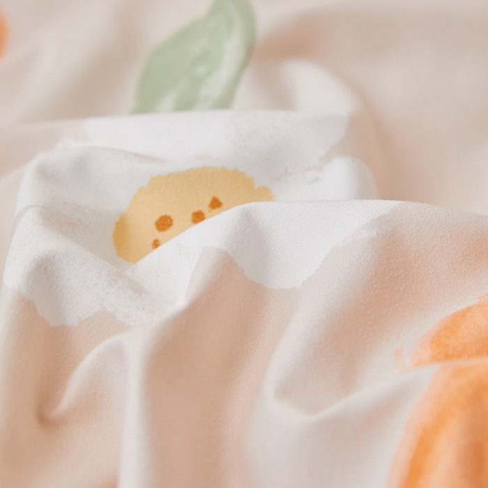 91家纺网 家纺一手货源 找家纺 世爵 2023新款加厚磨毛印花四件套 暖阳花开