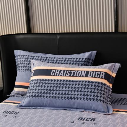 91家纺网 家纺一手货源 找家纺 润淳 2025加厚磨毛单品系列全棉磨毛单枕套时尚之约灰