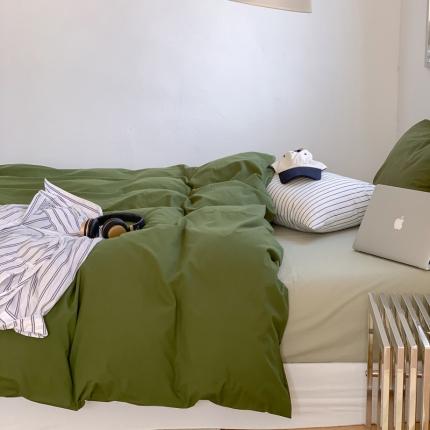 91家纺网 家纺一手货源 找家纺 （总）例外Home2023新款40s全棉水洗棉混搭系列四件套