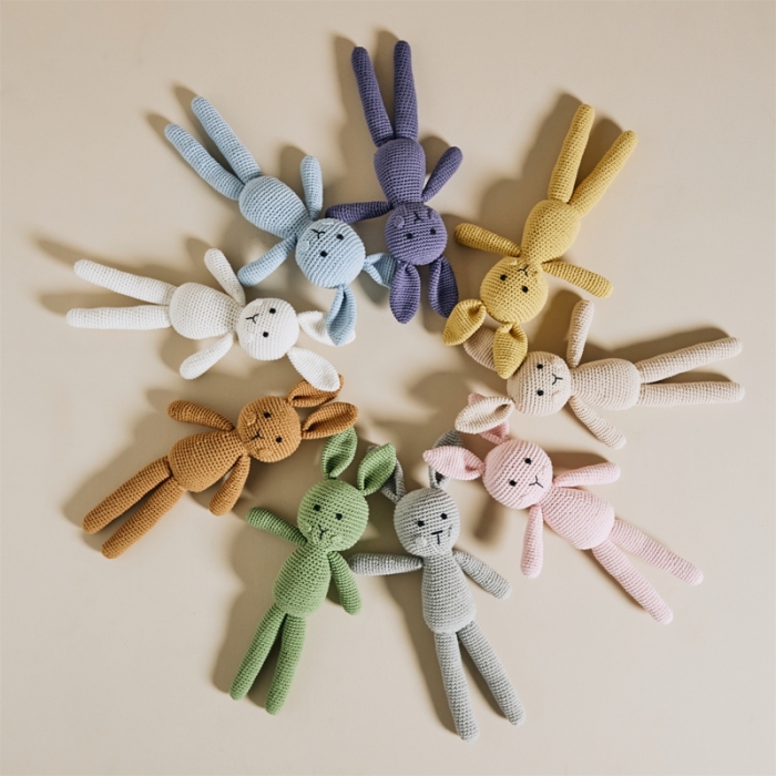 91家纺网 家纺一手货源 找家纺 （总）暖绵绵 2025新款派克兔玩偶