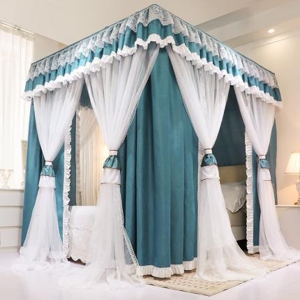 91家纺网 家纺一手货源 找家纺 （总）迪凡保罗 2025新款2304双层落地遮光蚊帐