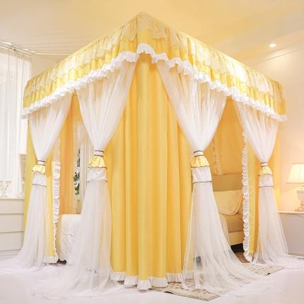 91家纺网 家纺一手货源 找家纺 （总）迪凡保罗 2025新款2304双层落地遮光蚊帐