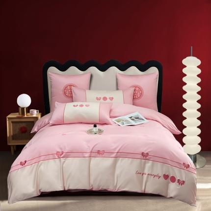 91家纺网 家纺一手货源 找家纺 （总）甜咪咪 2022新款100支长绒棉四件套系列