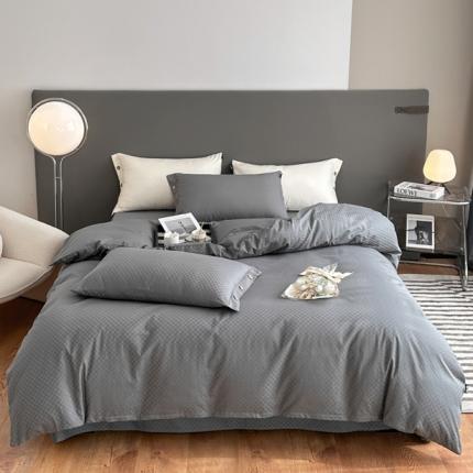 91家纺网 家纺一手货源 找家纺 (总) 三朵=全棉提花贡缎锻格四件套