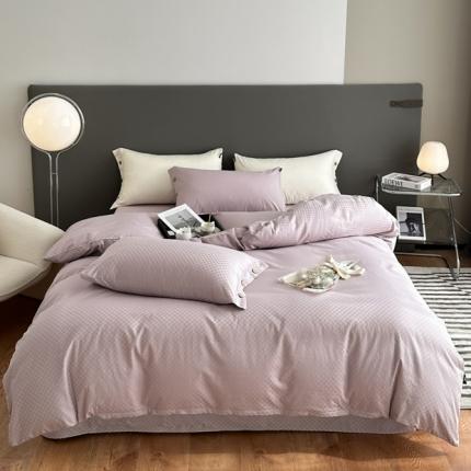 91家纺网 家纺一手货源 找家纺 (总) 三朵=全棉提花贡缎锻格四件套