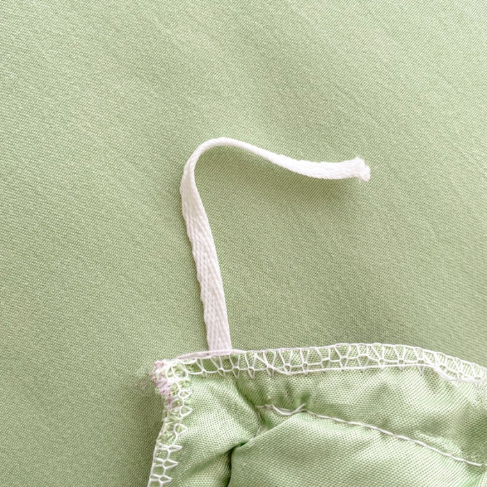 91家纺网 家纺一手货源 找家纺 富盛 2024新款水洗亲肤棉刺绣四件套公主风四件套 幸运花—绿