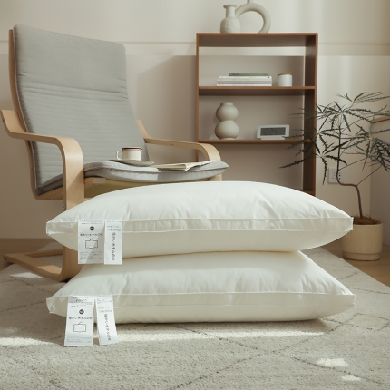 91家纺网 家纺一手货源 找家纺 2025新款 出口原单系列 酒店休闲舒适枕芯慢回弹枕头