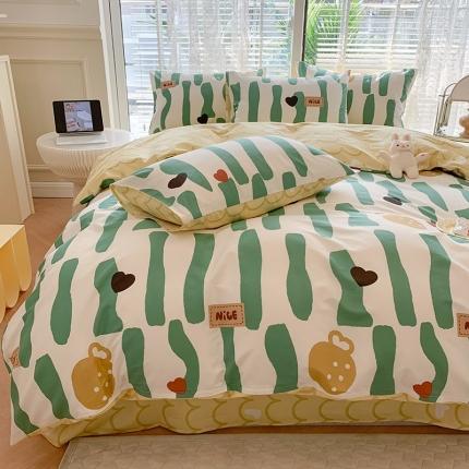 91家纺网 家纺一手货源 找家纺 （总）澳萝拉 2023新款全棉印花四件套会员减5元