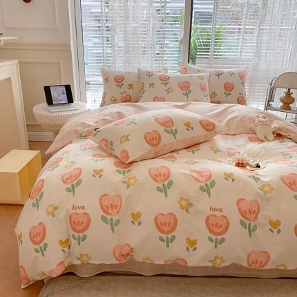 91家纺网 家纺一手货源 找家纺 （总）澳萝拉 2023新款全棉印花四件套会员减5元