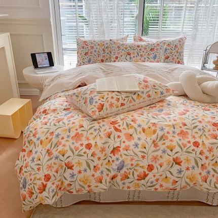 91家纺网 家纺一手货源 找家纺 （总）澳萝拉 2023新款全棉印花四件套会员减5元