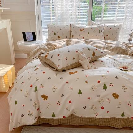 91家纺网 家纺一手货源 找家纺 （总）澳萝拉 2023新款全棉印花四件套会员减5元