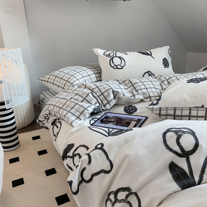 91家纺网 家纺一手货源 找家纺 澳萝拉 2023新款全棉印花四件套会员减5元童趣园