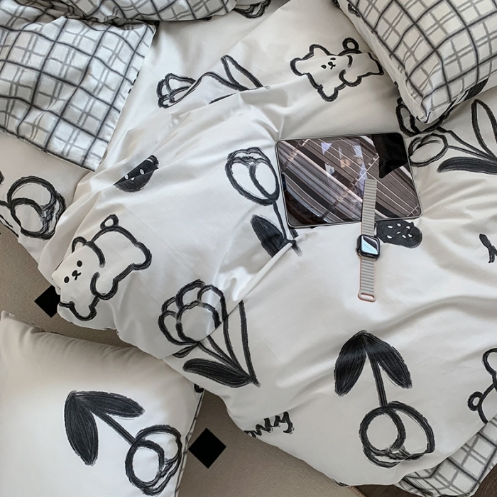 91家纺网 家纺一手货源 找家纺 澳萝拉 2023新款全棉印花四件套会员减5元童趣园