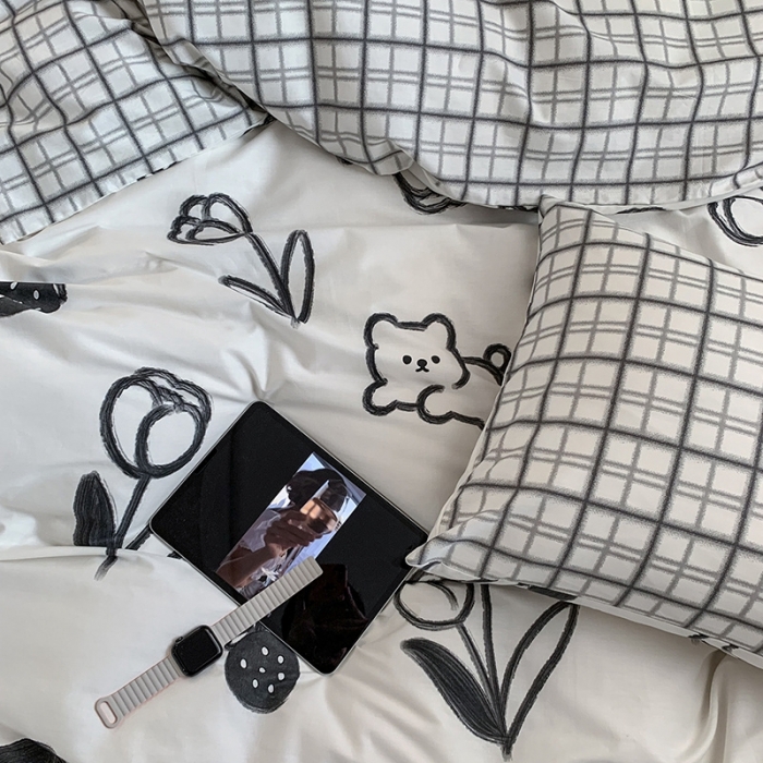 91家纺网 家纺一手货源 找家纺 澳萝拉 2023新款全棉印花四件套会员减5元童趣园