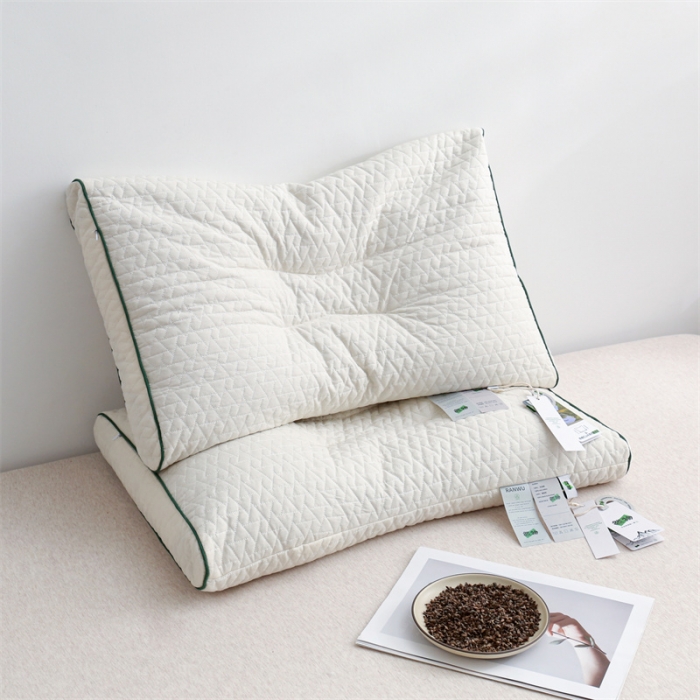 91家纺网 家纺一手货源 找家纺 （总）觉物 2022新款全黑苦荞枕头枕芯系列