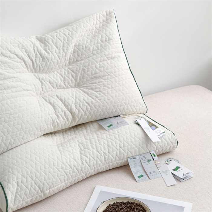 91家纺网 家纺一手货源 找家纺 （总）觉物 2022新款全黑苦荞枕头枕芯系列