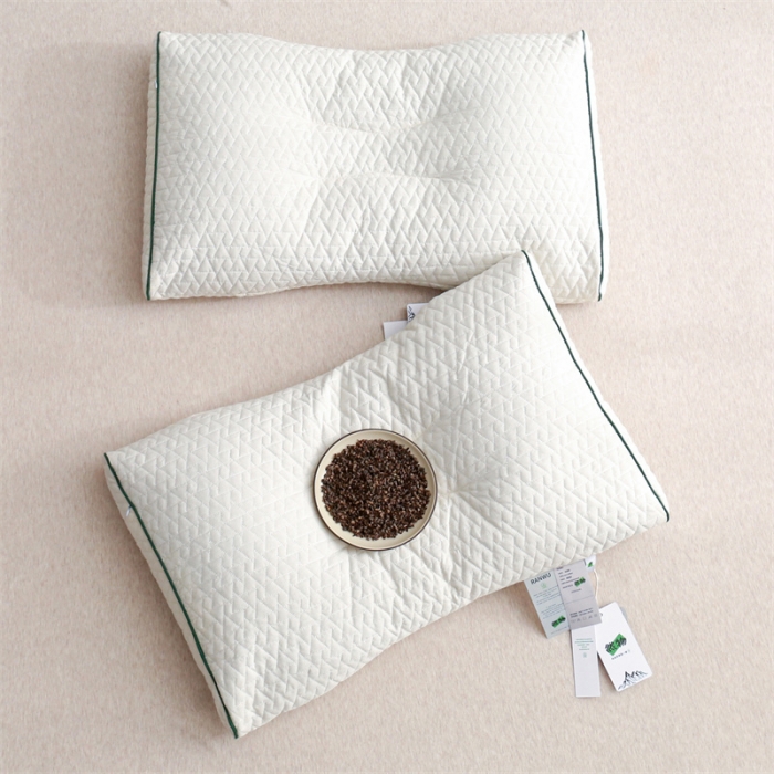 91家纺网 家纺一手货源 找家纺 （总）觉物 2022新款全黑苦荞枕头枕芯系列