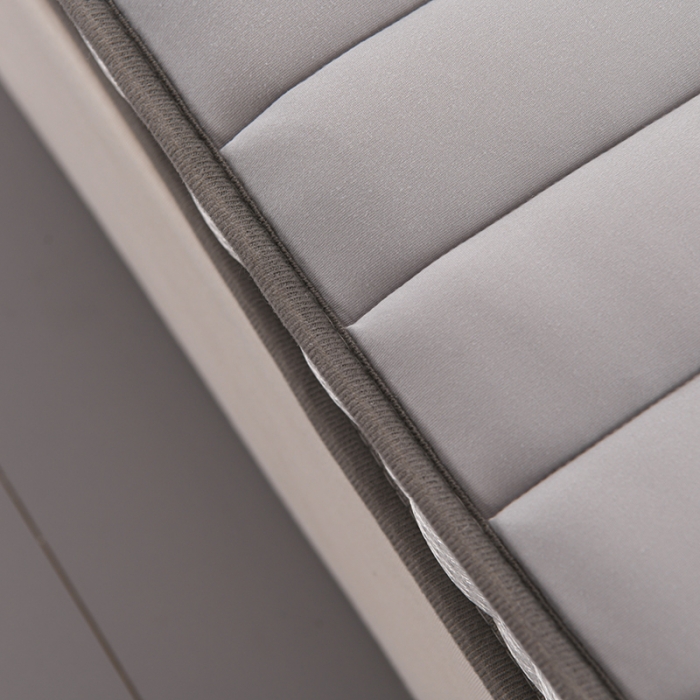 91家纺网 家纺一手货源 找家纺 亿丁点2023新款Ａ类牛奶丝乳胶记忆棉充填 A类牛奶丝大床灰色5cm