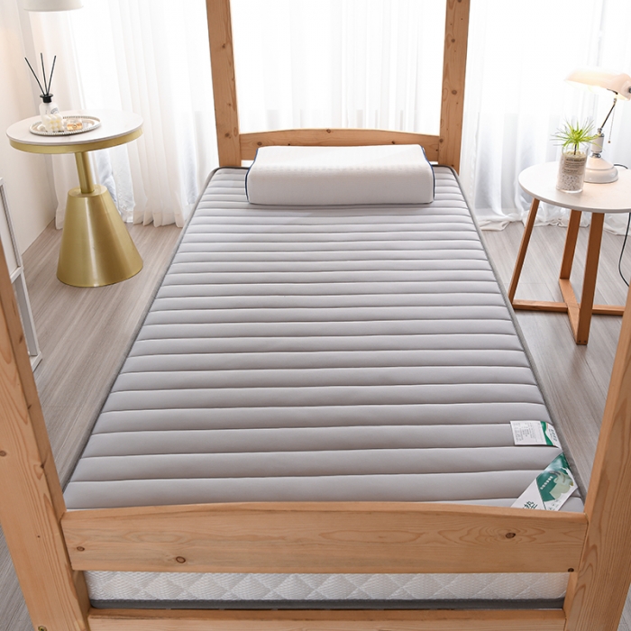 91家纺网 家纺一手货源 找家纺 亿丁点2023新款Ａ类牛奶丝乳胶记忆棉充填 A类牛奶丝小床灰色5cm