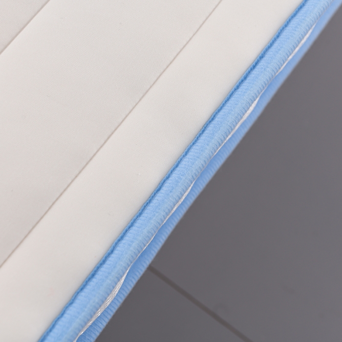 91家纺网 家纺一手货源 找家纺 亿丁点2023新款Ａ类牛奶丝乳胶记忆棉充填 A类牛奶丝大床白色9cm