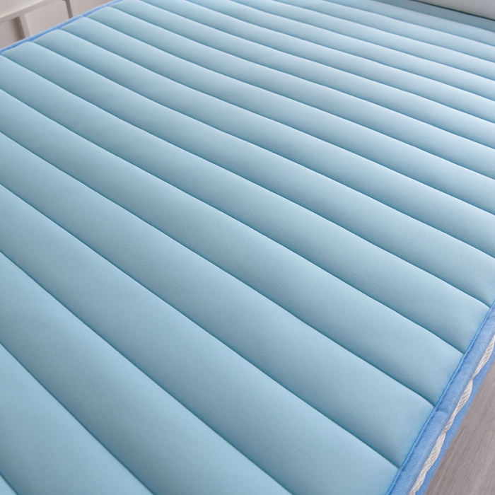 91家纺网 家纺一手货源 找家纺 亿丁点2023新款Ａ类牛奶丝乳胶记忆棉充填 A类牛奶丝小床天蓝色9cm