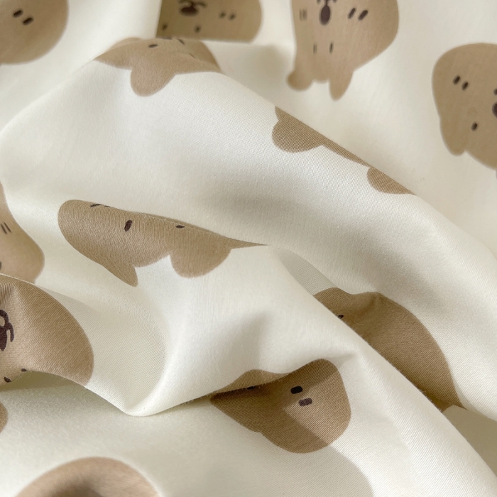 91家纺网 家纺一手货源 找家纺 良佐生活 2023新款A类60支全棉贡缎乳胶枕枕套 口袋熊