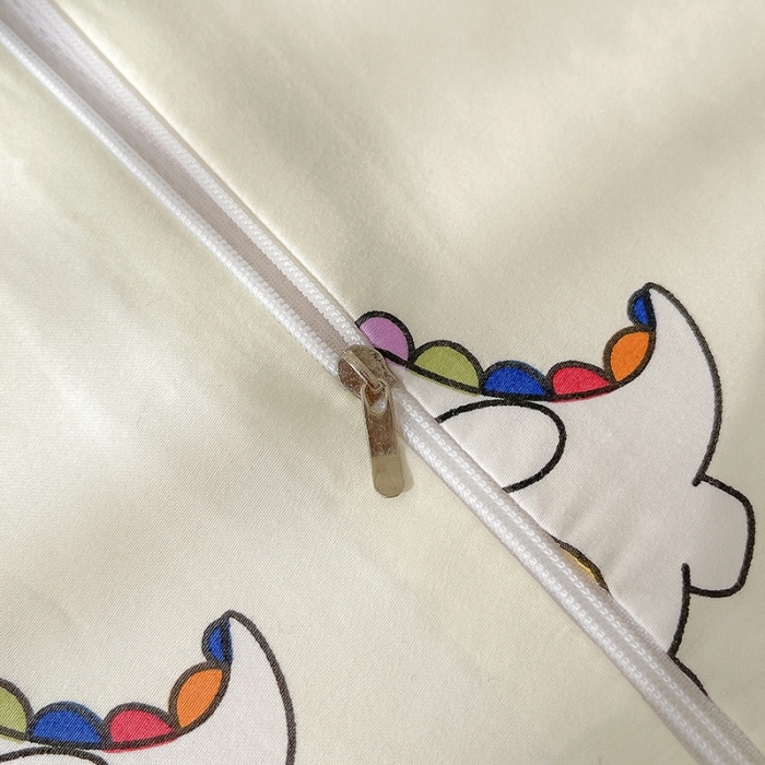 91家纺网 家纺一手货源 找家纺 良佐生活 2023新款A类60支全棉贡缎乳胶枕枕套 恐龙宝宝