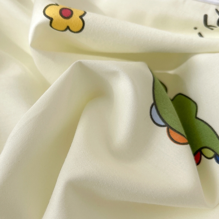 91家纺网 家纺一手货源 找家纺 良佐生活 2023新款A类60支全棉贡缎乳胶枕枕套 恐龙宝宝