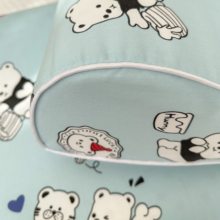 91家纺网 家纺一手货源 找家纺 良佐生活 2023新款A类60支全棉贡缎乳胶枕枕套 好伙伴