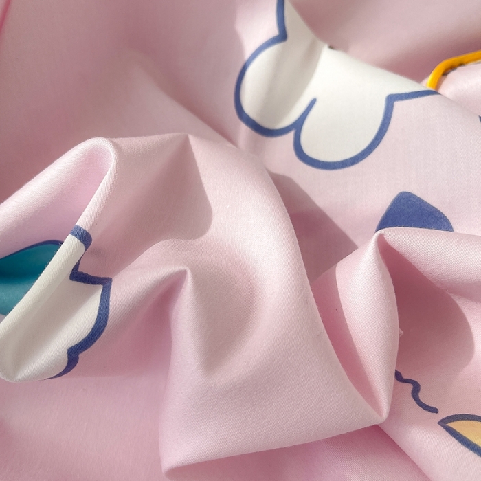 91家纺网 家纺一手货源 找家纺 良佐生活 2023新款A类60支全棉贡缎乳胶枕枕套 贝塔 粉