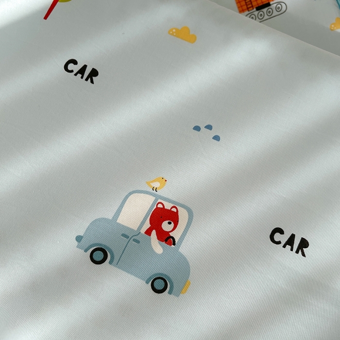 91家纺网 家纺一手货源 找家纺 良佐生活 2023新款A类60支全棉贡缎乳胶枕枕套 挖掘车