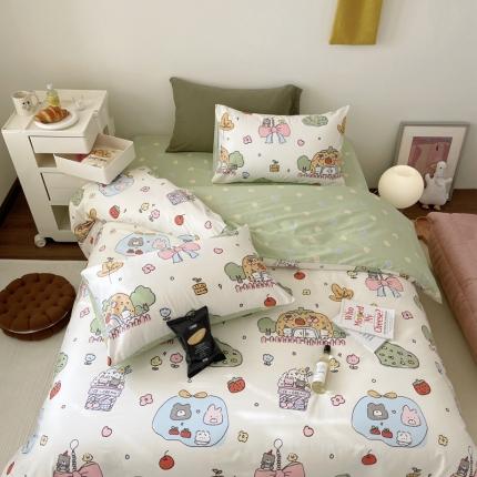 91家纺网 家纺一手货源 找家纺 （总）桃喜 2024新款40支13372全棉四件套