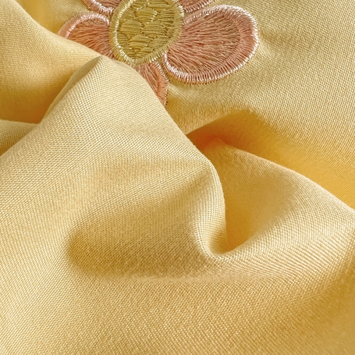 91家纺网 家纺一手货源 找家纺 娜娜 2023新款加密水洗棉刺绣四件套-萌萌兔 萌萌兔-奶油黄