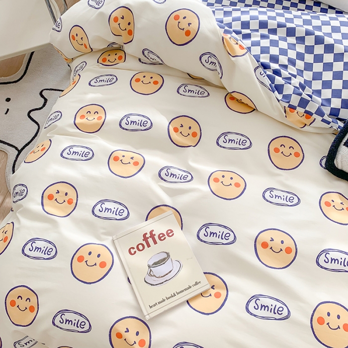 91家纺网 家纺一手货源 找家纺 澳萝拉 2023新款全棉印花四件套会员减5元好事发生