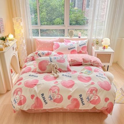 91家纺网 家纺一手货源 找家纺 （总）金丝鸟 2023新款全棉小清新四件套