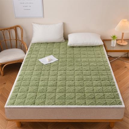 宇煊床垫 2023新款A类塔芙绒床垫软垫大床-成人款 绿色