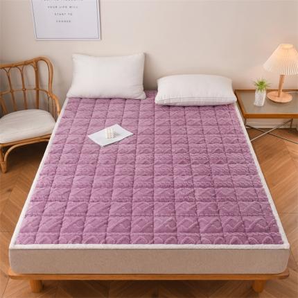 宇煊床垫 2023新款A类塔芙绒床垫软垫大床-成人款 紫色