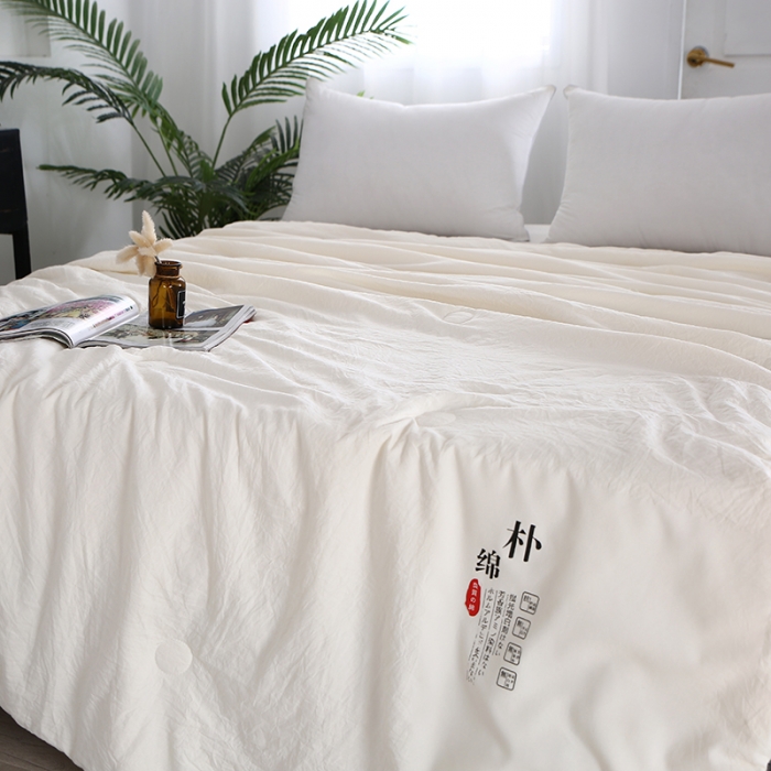 91家纺网 家纺一手货源 找家纺 鹿小帅 23新款朴绵20%大豆纤维夏被大豆被夏凉被被子被芯