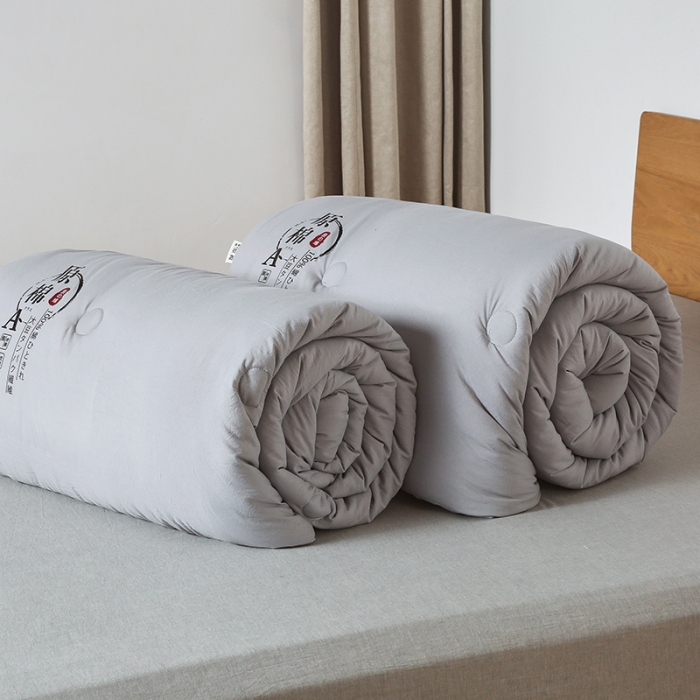 91家纺网 家纺一手货源 找家纺 鹿小帅A类原棉大豆纤维被被子加厚冬被春秋四季被学生被芯直播爆款