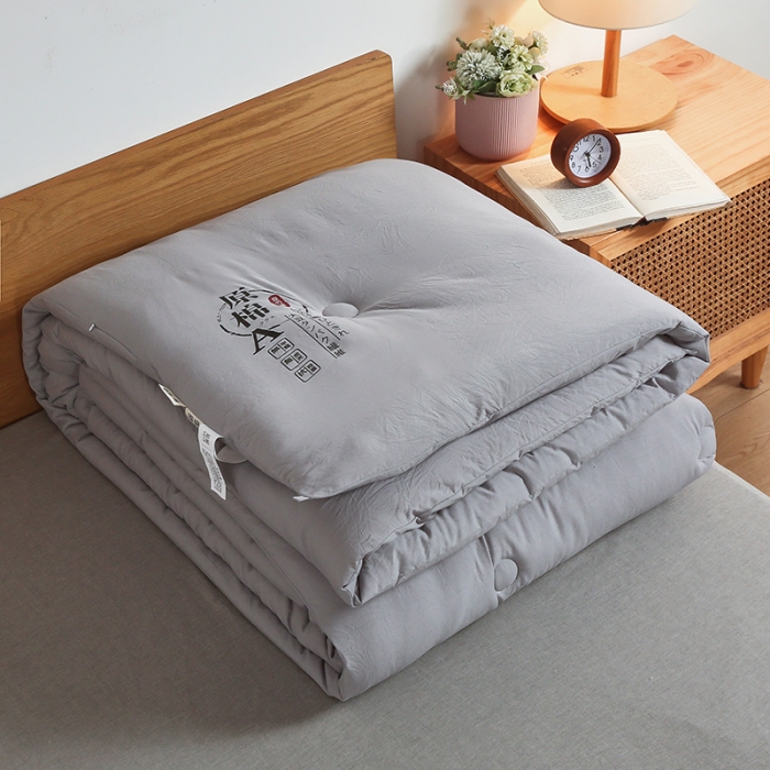 91家纺网 家纺一手货源 找家纺 鹿小帅A类原棉大豆纤维被被子加厚冬被春秋四季被学生被芯直播爆款