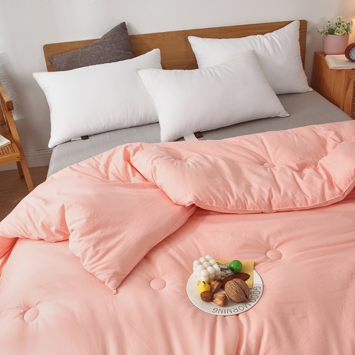 91家纺网 家纺一手货源 找家纺 鹿小帅A类原棉大豆纤维被被子加厚冬被春秋四季被学生被芯直播爆款