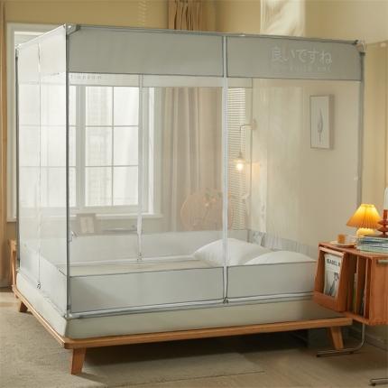 91家纺网 家纺一手货源 找家纺 （总）飞轮海 2024新款床笠款中开门坐床蚊帐Z73/Z36/Z68