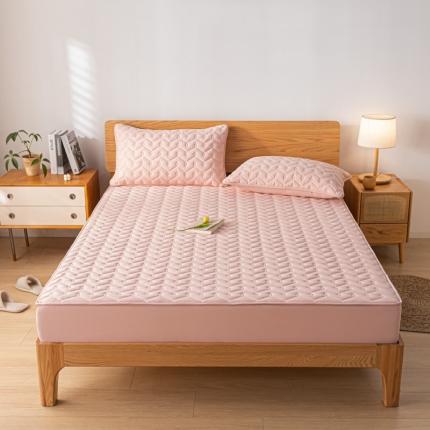 91家纺网 家纺一手货源 找家纺 （总）卡伦 2025新款原棉抗菌大豆纤维防水夹棉床笠