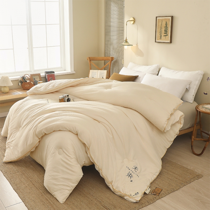 91家纺网 家纺一手货源 找家纺 创优家纺 2025新款无染被 无染子母被