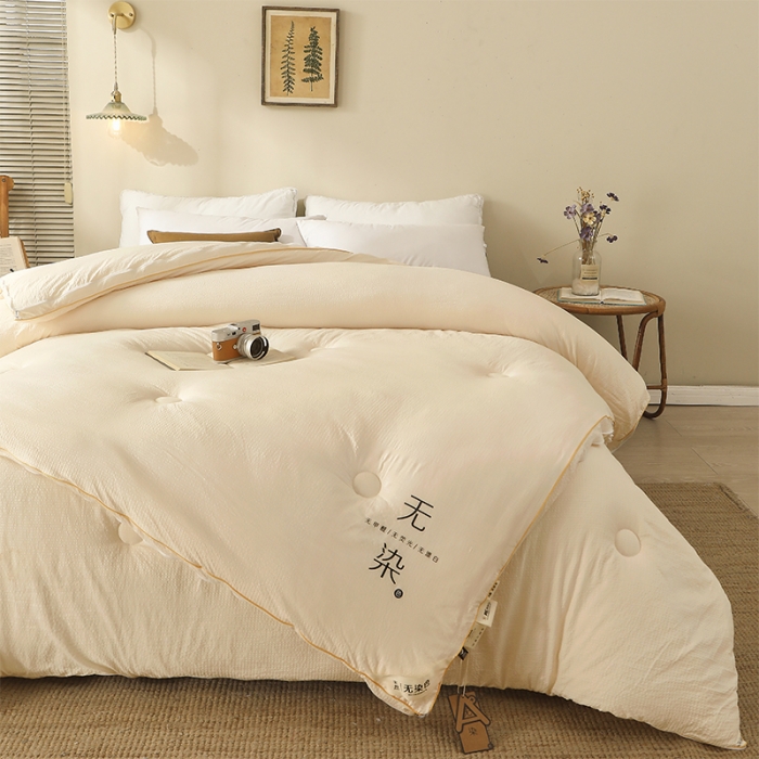 91家纺网 家纺一手货源 找家纺 创优家纺 2025新款无染被 无染子母被