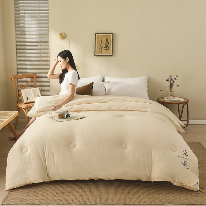 91家纺网 家纺一手货源 找家纺 创优家纺 2025新款无染被 无染子母被