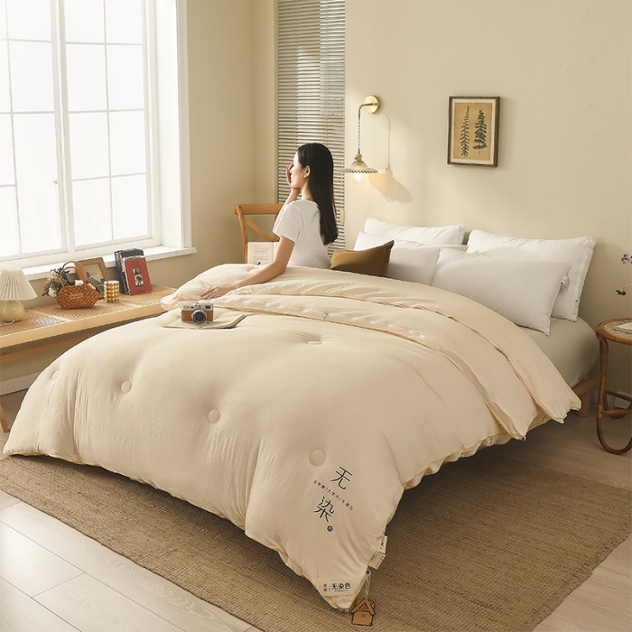 91家纺网 家纺一手货源 找家纺 创优家纺 2025新款无染被 无染子母被